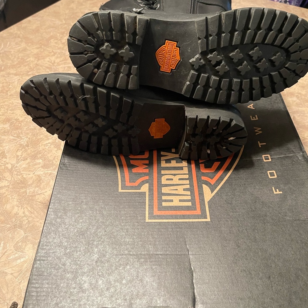 Women’s Harley Davidson Belhaven Riding Boots sz 9 Black